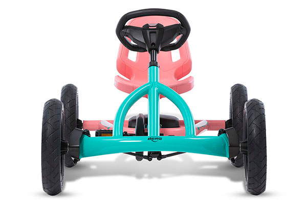 Opvallend roze-mintkleurig frame