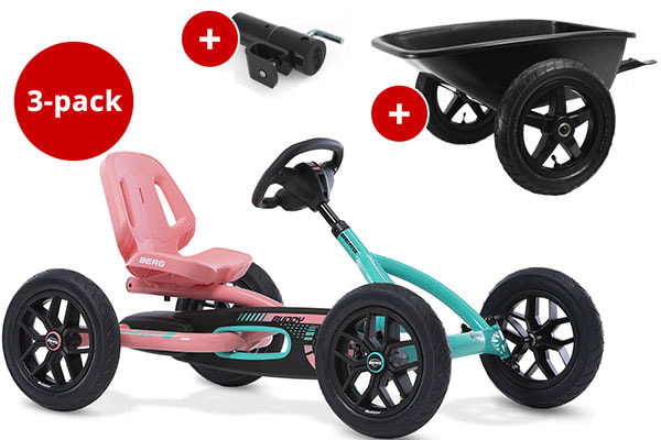 BERG Buddy Lua incl. aanhanger en koppeling