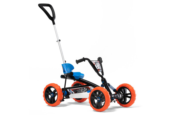 Verstelbare en afneembare duwstang.