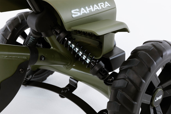 Helemaal compleet met stoere veren.