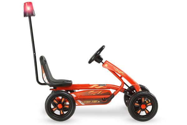 Dankzij de pendelas blijven beide voorwielen altijd aan de grond.