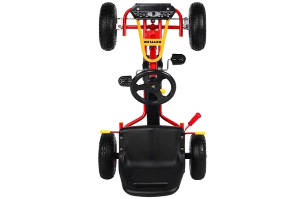 Rood met gele skelter