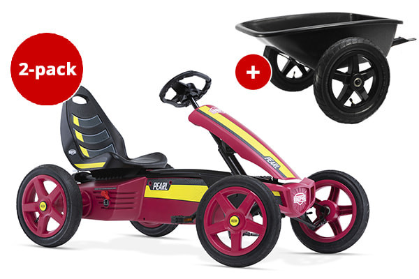 BERG Rally Pearl met aanhanger