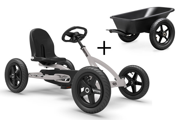 Combinatie Buddy Grey plus aanhanger.