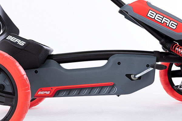 Uitgerust met 10" inch EVA banden die nooit lek raken.