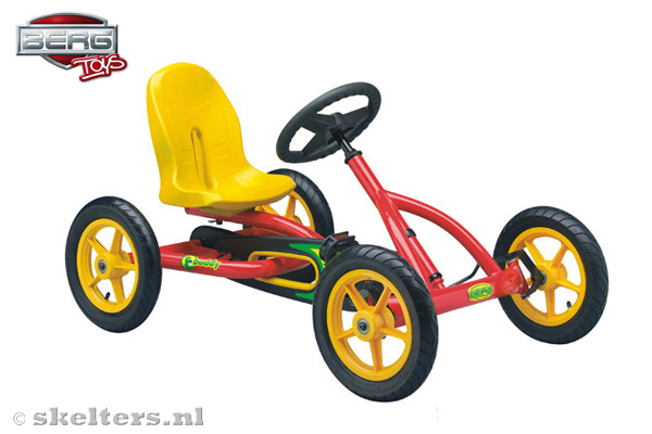 De BERG Toys Buddy Junior rood skelter.